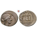 Roman Republican Coins, M. Junius Brutus, Denarius, xf / vf-xf