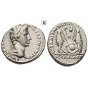 Roman Imperial Coins, Augustus, Denarius 2 BC-4 AD, good vf