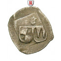 Brandenburg in Franconia, Brandenburg-Franken, Friedrich V., Pfennig o.J. (about 1390-1397), vf