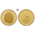 Liberia, 10 Dollars 2001, 1.24 g fine, PROOF