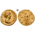 Roman Imperial Coins, Faustina Senior, wife of  Antoninus Pius, Aureus 150, nearly xf