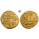 Byzantium, Constans II and Constantinus IV, Solidus 661-663, good vf