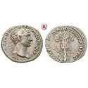 Roman Imperial Coins, Trajan, Denarius 103-111, vf
