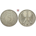 Federal Republic, Standard currency, 5 DM 1958, J, vf-xf, J. 387