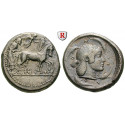 Sicily, Syracuse, Deinomenidic Tyrannis, Tetradrachm 485-466 BC, vf-xf