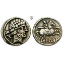 Spain, Turiasu, Denar 120-20 BC, vf-xf