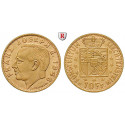 Liechtenstein, Franz Josef II., 10 Franken 1946, 2.9 g fine, nearly FDC