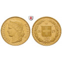 Switzerland, Swiss Confederation, 20 Franken 1893, 5.81 g fine, vf-xf / xf