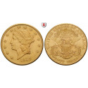 USA, 20 Dollars 1907, 30.09 g fine, vf-xf