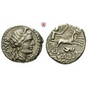Roman Republican Coins, C. Allius Bala, Denarius 92 BC, xf / vf-xf