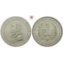 Weimar Republic, Commemoratives, 5 Reichsmark 1927, F, xf / good xf, J. 329