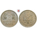 Federal Republic, Standard currency, 2 DM 1951, J, xf, J. 386