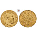 German Empire, Hessen, Ludwig IV., 10 Mark 1890, A, good vf, J. 220
