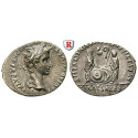 Roman Imperial Coins, Augustus, Denarius 2 BC-4 AD, nearly xf