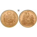 Peru, Republic, 100 Soles 1963, 42.13 g fine, xf