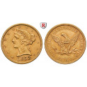 USA, 5 Dollars 1853, 7.52 g fine, vf-xf