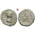 Roman Imperial Coins, Julia Domna, wife of Septimius Severus, Denarius 198, xf