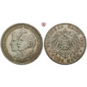 German Empire, Anhalt, Friedrich II., 5 Mark 1914, A, nearly xf / xf-FDC, J. 25