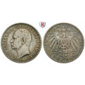 German Empire, Sachsen-Weimar-Eisenach, Carl Alexander, 2 Mark 1892, A, vf, J. 156