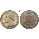 Sachsen (Saxony), Sachsen-Coburg-Gotha, Ernst II., Vereinsdoppeltaler 1854, vf-xf / nearly xf