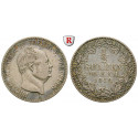 Brandenburg-Prussia, Kingdom of Prussia, Friedrich Wilhelm IV., 1/2 Gulden 1852, good vf