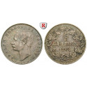 Nassau, Herzogtum Nassau, Adolph, 1/2 Gulden 1860, vf