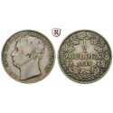 Hohenzollern, Hohenzollern-Sigmaringen, Carl, 1/2 Gulden 1844, vf