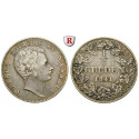 Nassau, Herzogtum Nassau, Adolph, 1/2 Gulden 1841, nearly vf