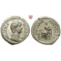 Roman Imperial Coins, Julia Mamaea, mother of Severus Alexander, Denarius 232, xf