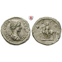 Roman Imperial Coins, Geta, Caesar, Denarius 204, good vf