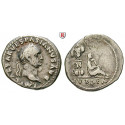 Roman Imperial Coins, Vespasian, Denarius 69-70, good vf