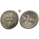 Roman Republican Coins, L. Plautius Plancus, Denarius 47 BC, nearly vf