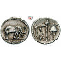 Roman Republican Coins, Caius Iulius Caesar, Denarius 49-48 BC, nearly xf / xf