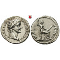 Roman Imperial Coins, Tiberius, Denarius 14-37, nearly xf / vf-xf