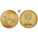 British Virgin Islands, Elizabeth II., 100 Dollars 1975, 6.39 g fine, PROOF