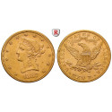 USA, 10 Dollars 1887, 15.05 g fine, vf-xf