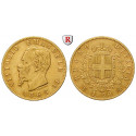 Italy, Kingdom Of Italy, Vittorio Emanuele II, 20 Lire 1863, 5.81 g fine, vf