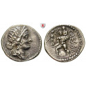 Roman Republican Coins, Caius Iulius Caesar, Denarius 48-47 BC, vf-xf