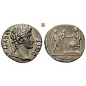 Roman Imperial Coins, Augustus, Denarius 8 BC, vf-xf / vf