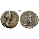 Roman Imperial Coins, Plotina, wife of Traian, Denarius 112-115, vf