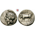 Italy-Campania, Hyria, Didrachm 405-385 BC, good vf
