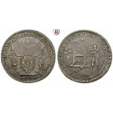 Hessen, Hessen-Darmstadt, Ernst Ludwig, 1/2 Reichstaler 1696, nearly xf