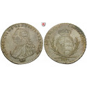 Württemberg, Württemberg, Herzogtum (Kgr. ab 1806), Friedrich I., König, Konventionstaler 1806, good vf / vf-xf