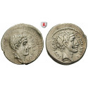 Roman Republican Coins, Q. Pompeius Rufus, Denarius 54 BC, good vf