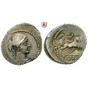 Roman Republican Coins, T. Carisius, Denarius 46 v. Chr., vf