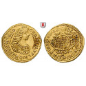 Württemberg, Württemberg-Öls, Christian Ulrich von Bernstedt, 1/4 Dukat 1685, vf-xf