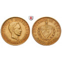 Cuba, Republic, 5 Pesos 1915, 7.35 g fine, vf-xf