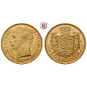 Denmark, Frederik VIII., 20 Kroner 1909, 8.06 g fine, vf-xf/xf-FDC