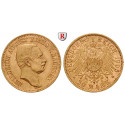 German Empire, Sachsen, Friedrich August III., 20 Mark 1905, E, vf-xf / xf, J. 268