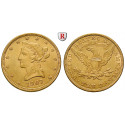USA, 10 Dollars 1907, 15.05 g fine, xf